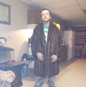 Real mink coat